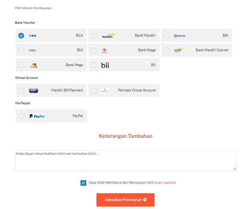 Cara Order / Proses Transfer Domain ke IDwebhost.com 8