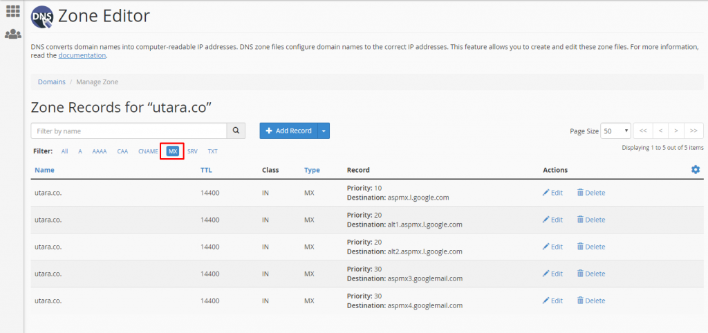 Cara Setting MX Domain ke Google Apps / Google Suite 7