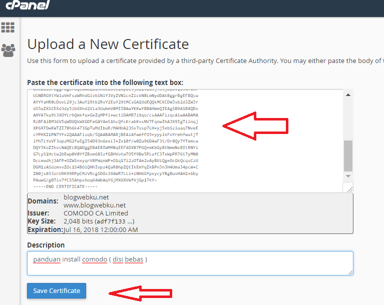 Cara Install SSL di cPanel 17